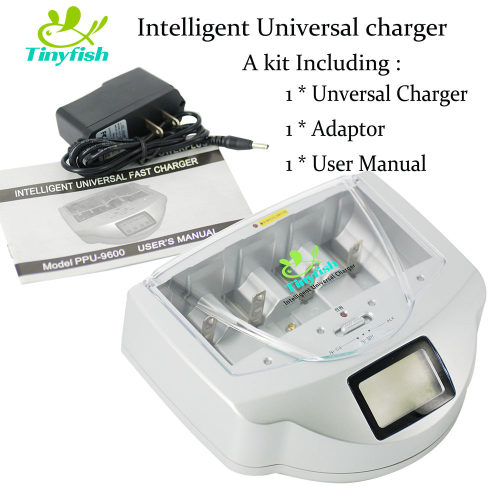 跨境热销Charger for AA, AAA, C, D, 9V Ni-MH Ni-CD  and Alkal