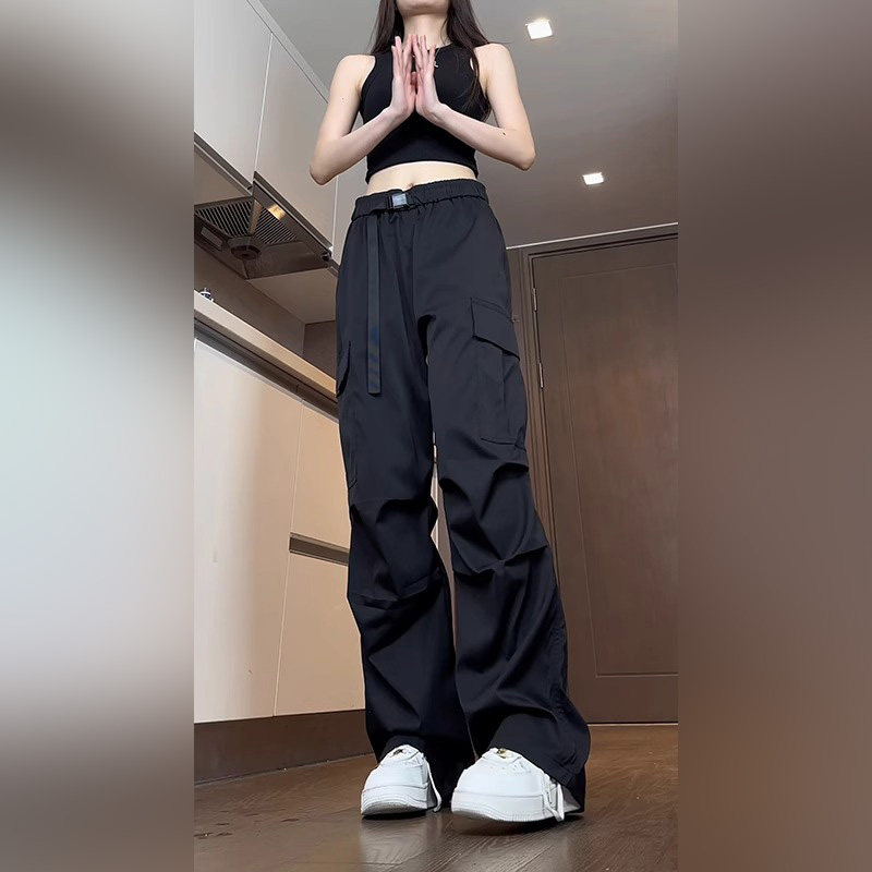 软壳冲锋裤男士2025年新款夏季薄款伞兵男裤直筒休闲工作服裤子男