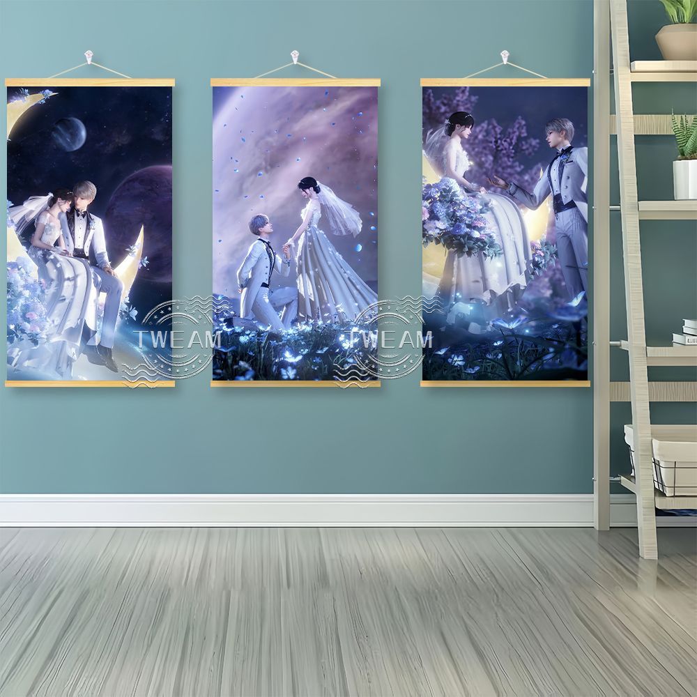 恋与深空沈星回二次元房间高清海报墙挂画沙发背景墙电竞酒店挂画