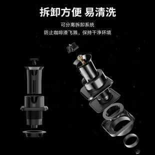 全自动清理手柄咖啡渣 咖啡机手柄清洁器 电动免水洗清洗粉碗商用