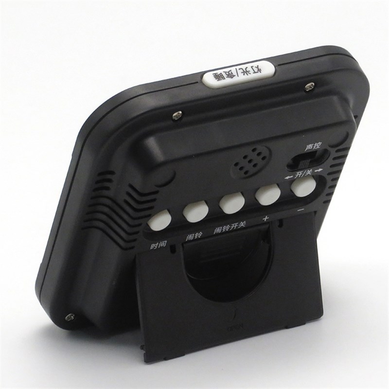 信佳LED电子时钟天气预报学生台式家用桌面闹钟卧室床头创意台钟