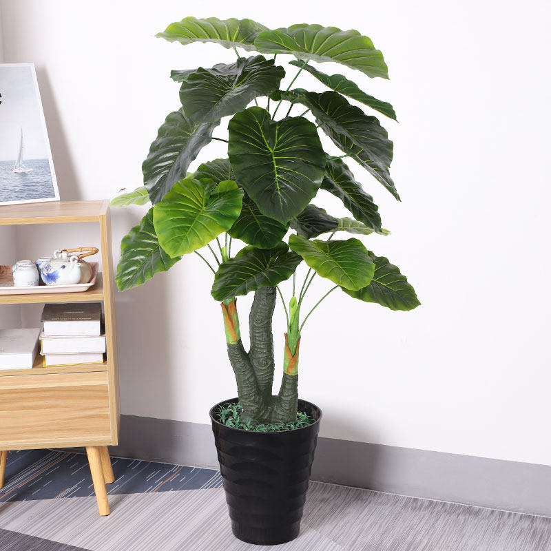 滴水观音仿真绿植假树室内客厅落地装饰大叶仿真植物盆景塑料假花,鲜花速递/花卉仿真/绿植园艺,仿真绿植,淘宝优惠券,粉丝福利购,淘宝优惠卷