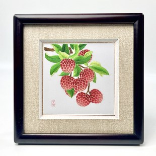 实体店经营广绣粤绣广州特色礼品 岭南广府文化手工刺绣挂件摆件