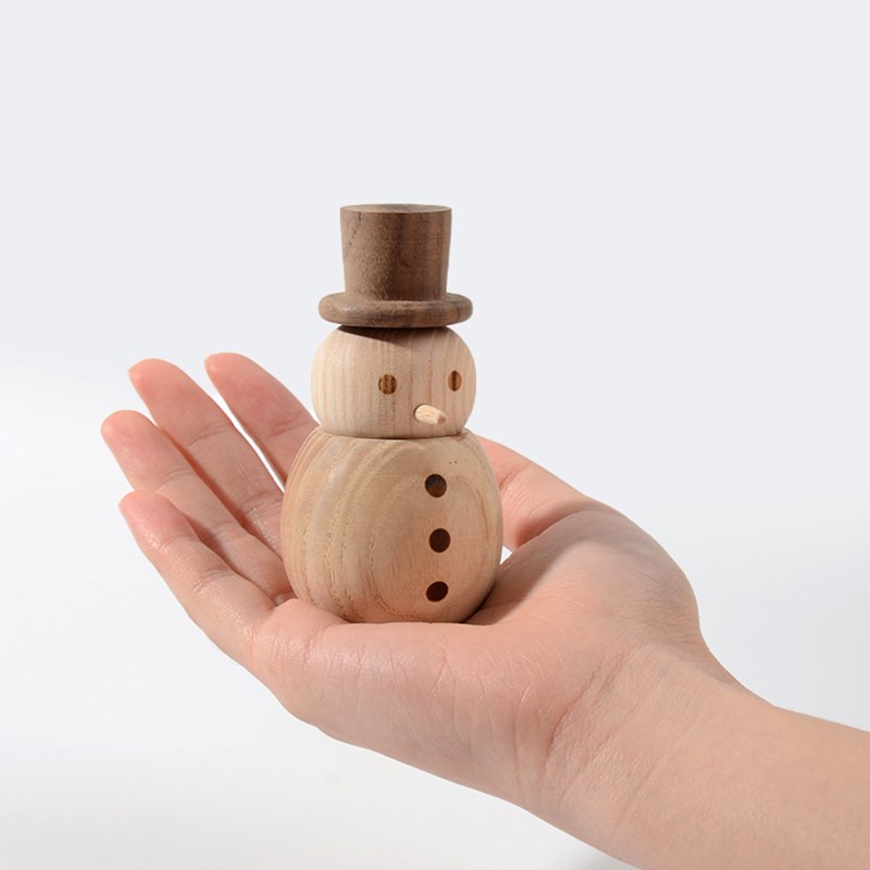 oakliving雪人扩香器无火香薰家用精油拓香气车载小巧摆件礼品