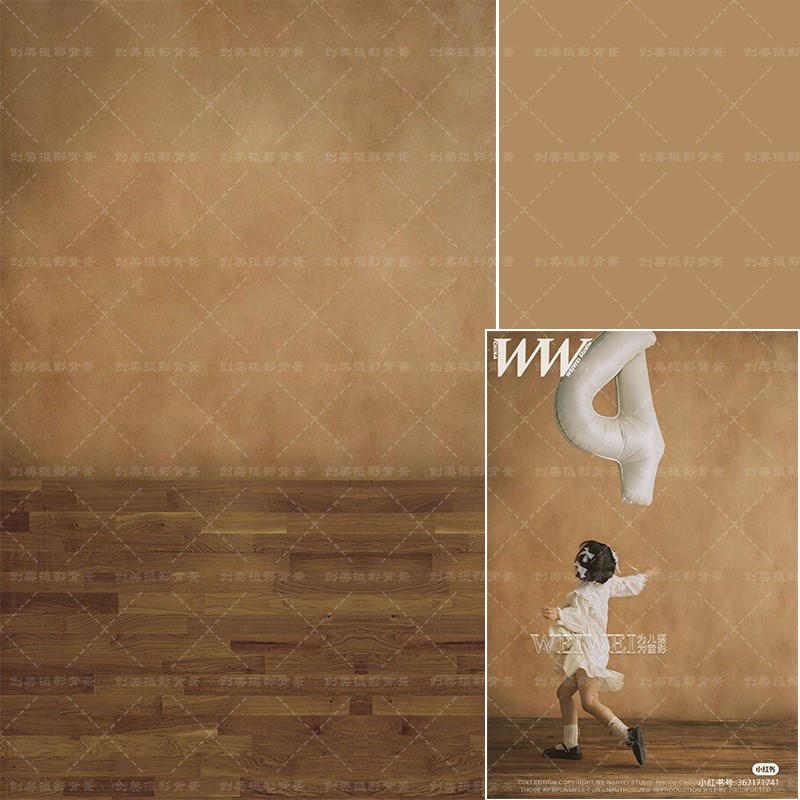 影楼喷绘棕色油画写真背景布淘宝产品拍照背景纸人物肖像油画背景