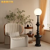 意大利复古客厅落地摆件电视柜沙发旁中古高级感卧室床头装 饰灯