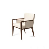 传世黑胡桃实木咖啡厅餐椅靠背带扶手椅子休闲时尚 书房书椅电脑椅