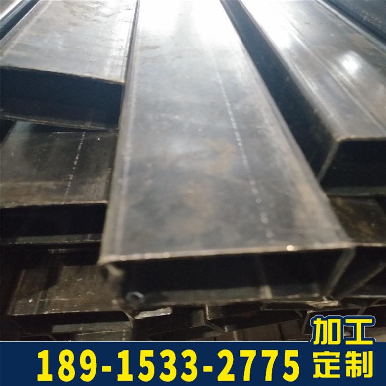 现货铁艺家具用薄壁黑退q195矩形管可折弯不开裂