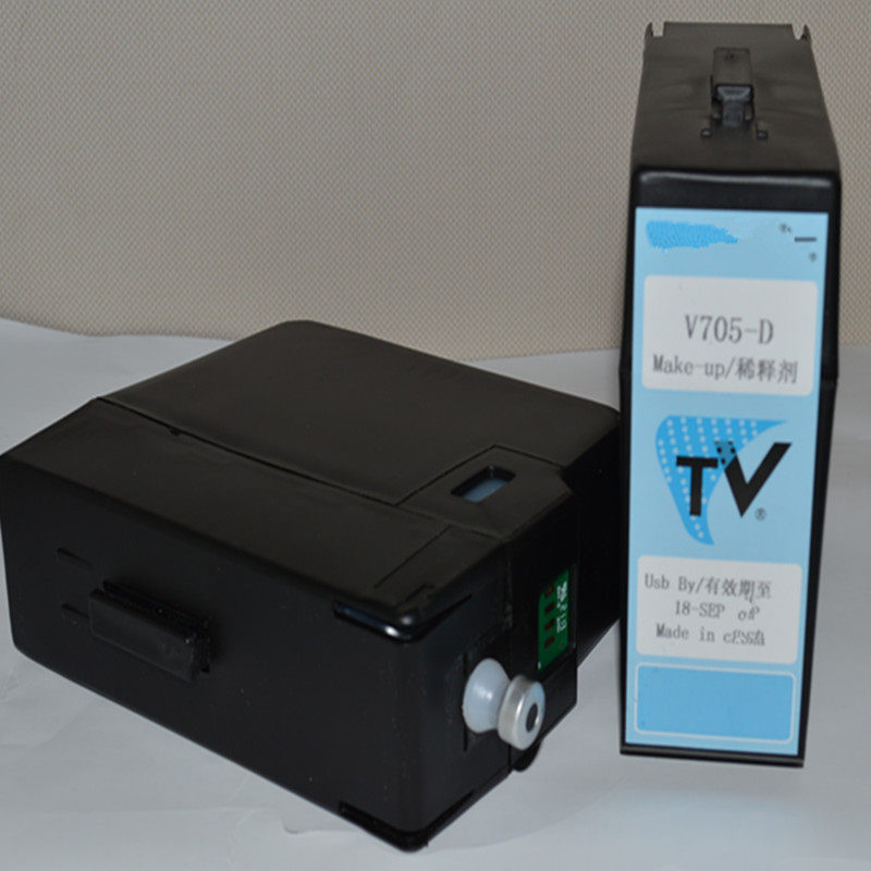 喷码机专用稀释剂溶剂稀释液750毫升V706-DV705-D带芯片不堵喷头