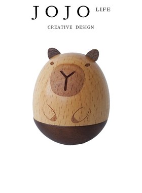 JOJOS L. PD.Slate.办公桌面治愈装饰品小摆件不倒翁玩具  片石