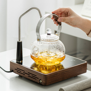 远舍煮茶壶煮茶器家用烧水壶泡茶围炉茶具电热一体自动上水电陶炉