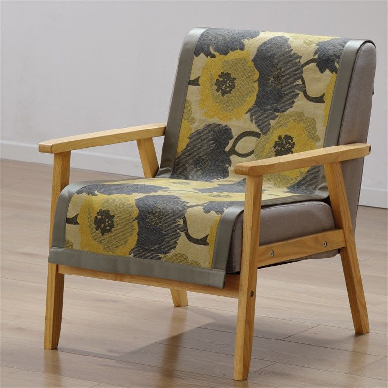 雪尼尔高档单人沙发垫子坐垫椅子垫屁股垫学生单个舒适防滑餐椅垫