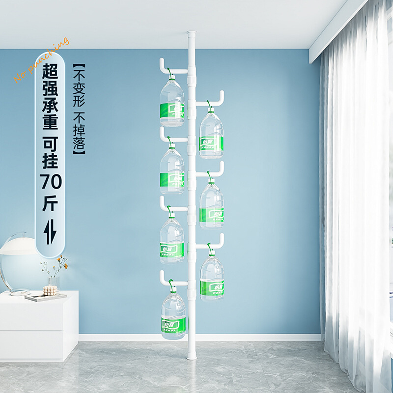 ?顶天立地衣架落地衣帽架室内晾衣架挂衣钩挂衣架多功能简易衣