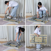 家用吃饭桌长方形可折叠桌子摆摊小桌子饭桌小餐桌出租房屋矮桌子