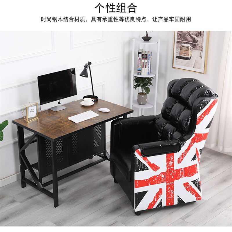 网咖桌椅台式电脑桌网咖沙发椅子家用热卖套装单人电竞桌一体座舱