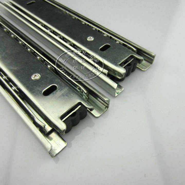 28寸=700mm超长高档三节轨道 抽屉滑道 抽屉轨道抽屉滑轨三节导轨