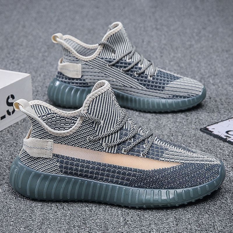 椰子鞋2025春秋季新款百搭男士透气薄网面运动休闲跑步鞋子小白鞋