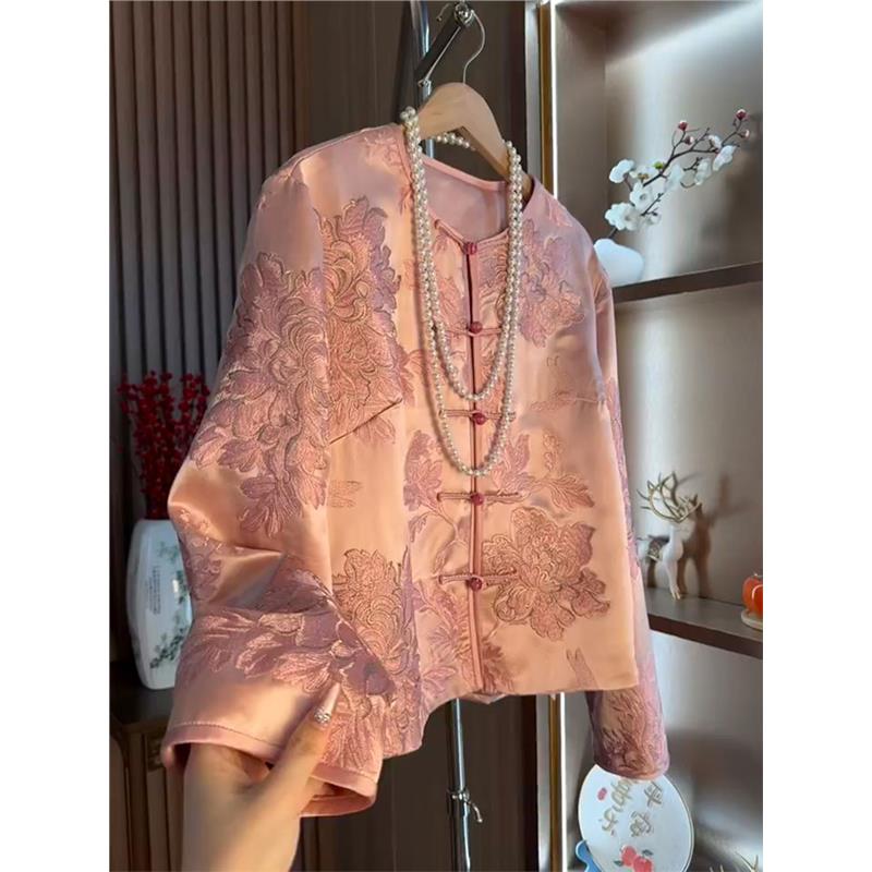 气质独特高端新中式女装国风外套