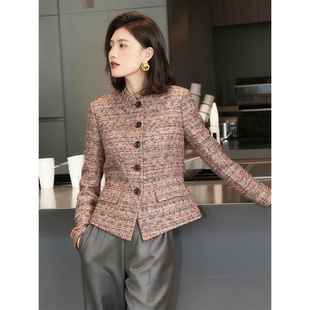 秋季 外套女2025新款 上衣 气质高级感独特超好看小香风西装 巨好看