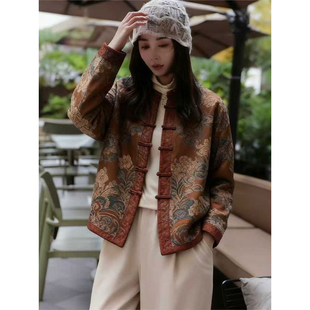 气质高端独特漂亮新中式女装国风外套女2025秋季新款唐装复古上衣,女装/女士精品,上衣,淘宝优惠券,粉丝福利购,淘宝优惠卷