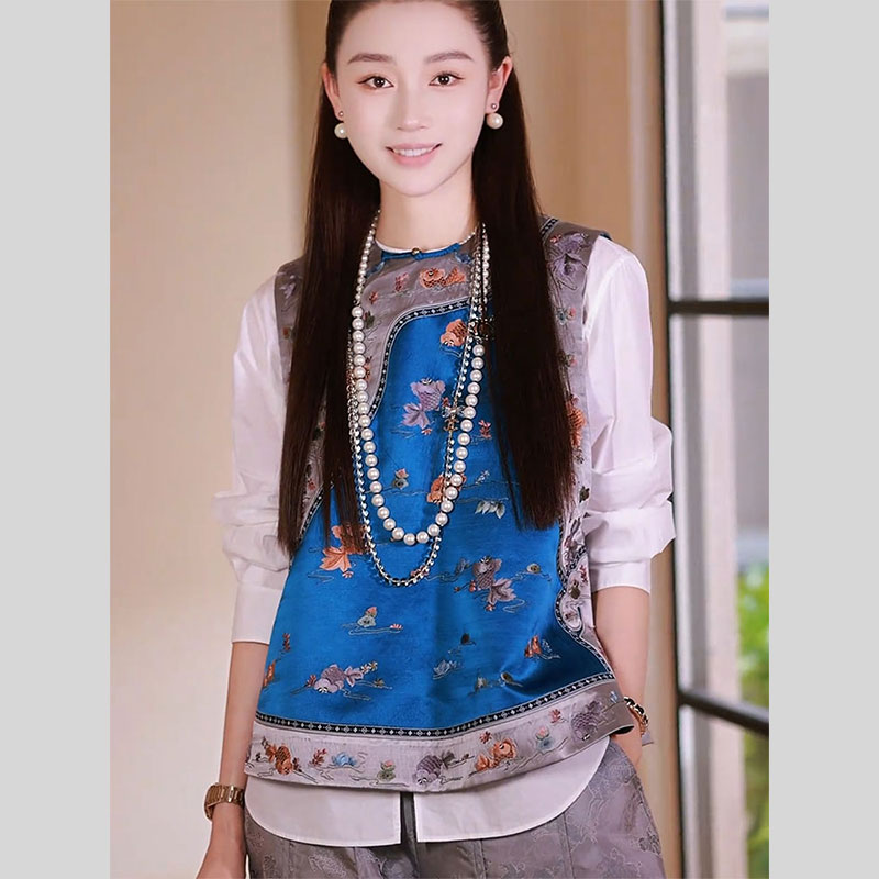 高级感新中式女装国风上衣马甲