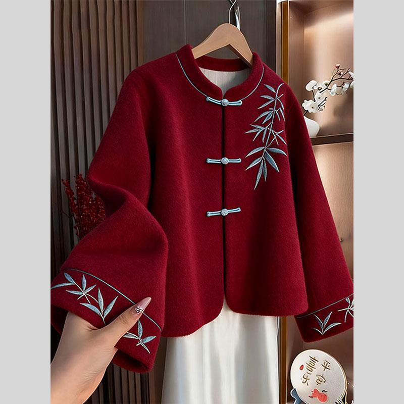 新中式国风巨好看的初冬复古上衣