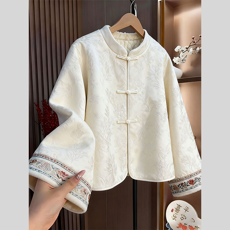 新中式国风巨好看的初冬复古上衣