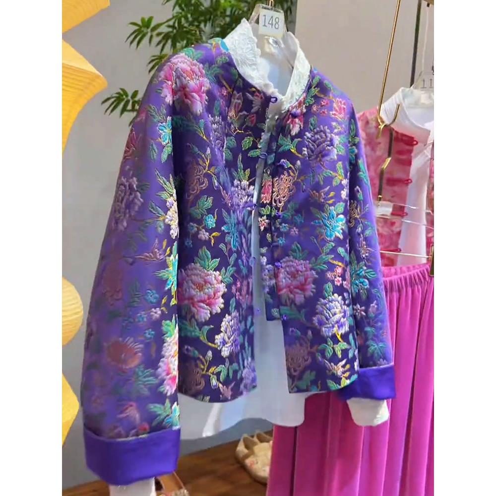 气质高端独特新中式唐装复古上衣