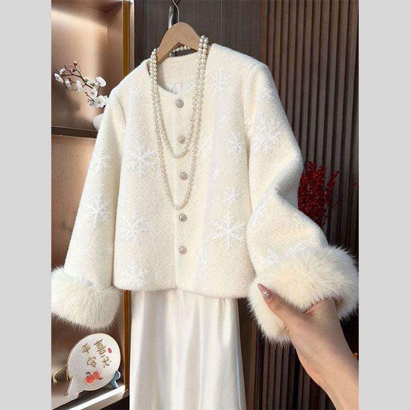 高级感独特绝美巨好看小香风毛呢外套女2025冬季新款今年流行爆款,女装/女士精品,常规大码外套,淘宝优惠券,粉丝福利购,淘宝优惠卷