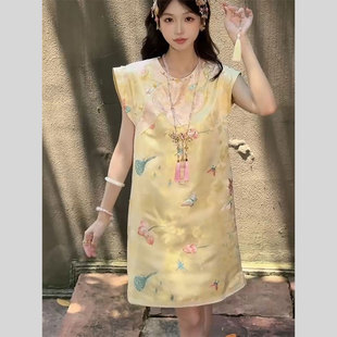 裙子 独特新中式 女装 国风气质高级感超好看连衣裙女夏季 2025年新款