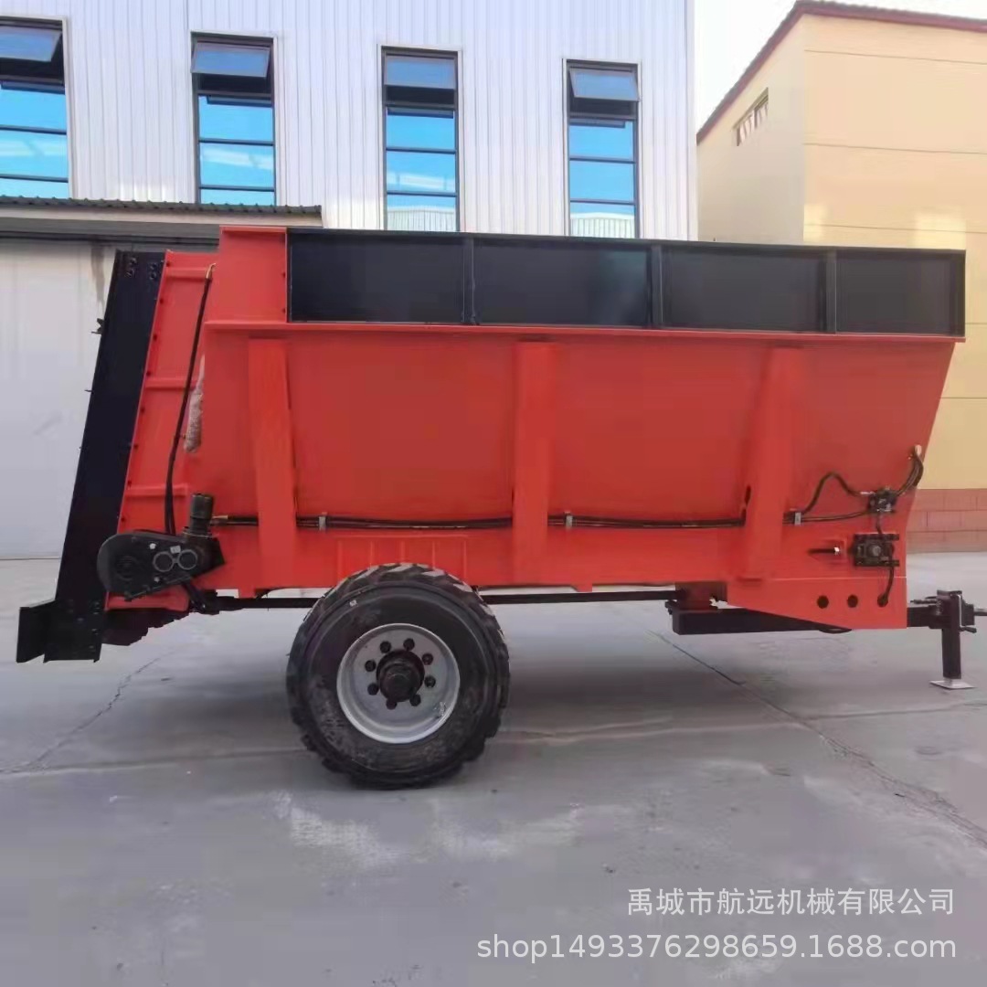 新款3方5方6方8方发酵农家粪撒粪车 土壤调节剂有机肥抛肥撒肥机