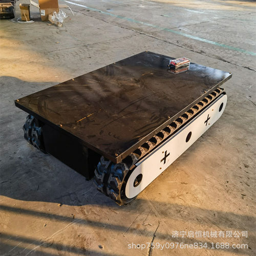 跨境外贸工厂履带遥控底盘吨位可选自动行走履带遥控车橡胶