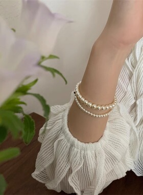 ivy施华家法式珍珠手链女轻奢小众精致配饰手饰