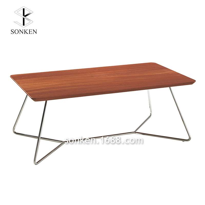 现代简约风茶几办公商用家用长方形休闲区洽谈茶桌