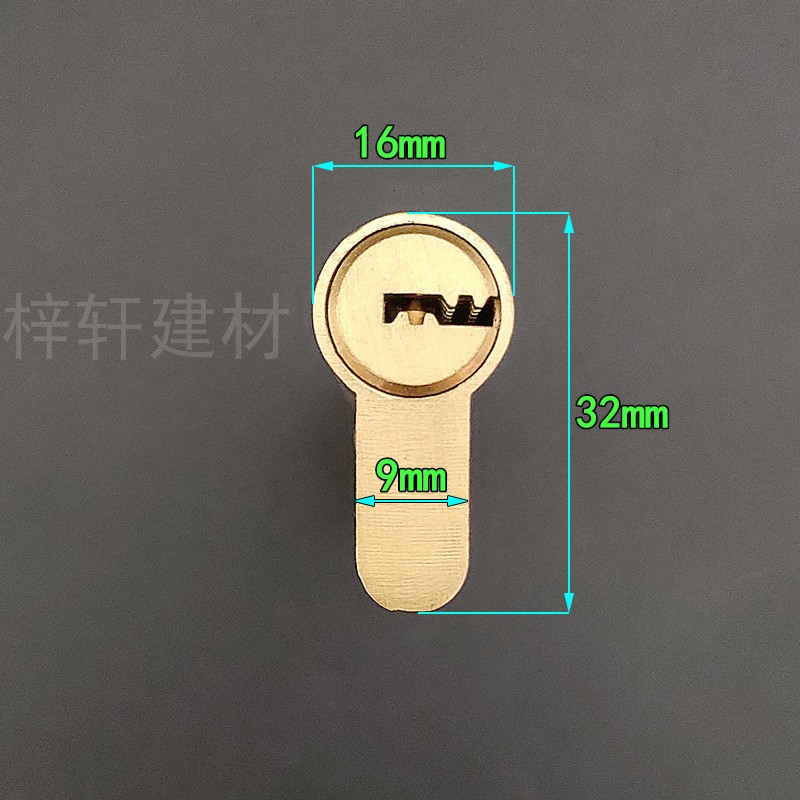 大葫芦单开双开金色纯铜n锁芯 断桥铝塑钢防盗门 60/85/90mm偏心