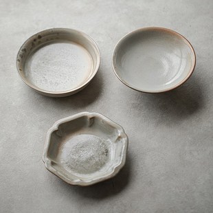 志野烧壶承陶瓷茶壶垫功夫茶具干泡台茶盘家用储水V茶承丝瓜络托
