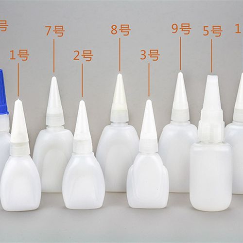 502胶水瓶子 空瓶 装胶水瓶502塑料瓶 401O空瓶 防堵瓶 20克胶