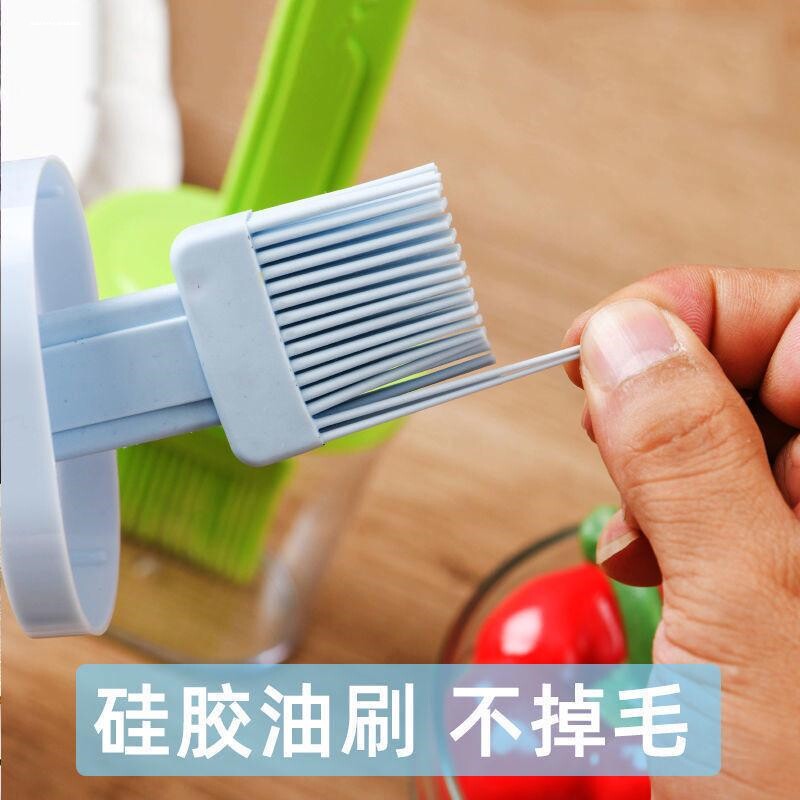 油刷套装一体式瓶子罐子烙饼面食家用酱料盒油瓶带刷子油壶密封盖图片