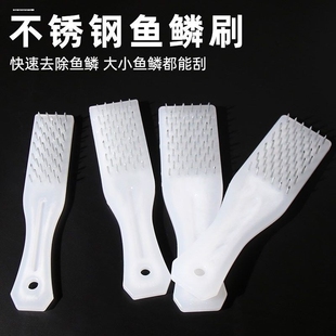 刷鱼鳞的鱼刷子打鳞器刮鳞器不锈钢鱼鳞刨神器鱼鳞刷杀鱼刷刷鱼器