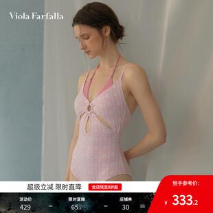 【徐艺洋同款】ViolaFarfalla2025提花连身泳衣女高级赶温泉度假