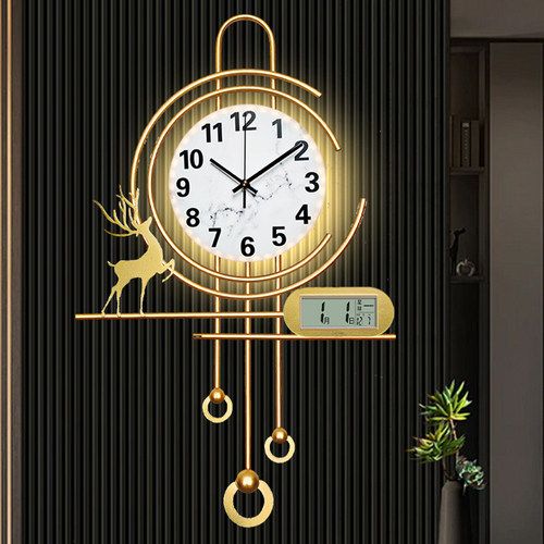 客厅格栅2025新款万年历创意轻奢