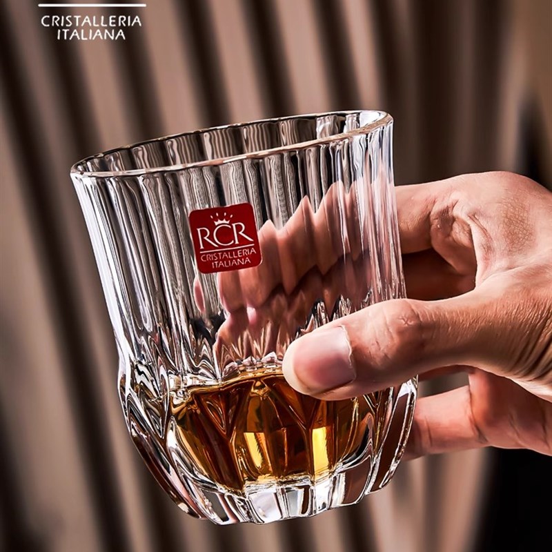 意大利进口威士忌酒o杯水晶Xo酒杯可及高档家用茶杯水杯