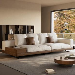 政府补贴瑜芯意式 极简康纳利真皮沙发简约客厅别墅皮艺高脚沙发