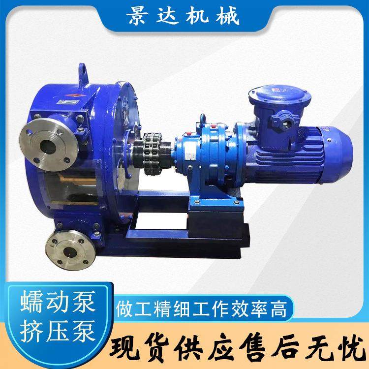 蠕动泵工业型软管泵污泥污水粪便挤压泵化学液体纸浆输送耐腐蚀泵