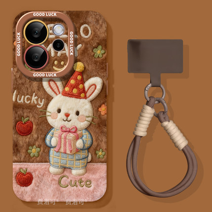 美拉德兔适用oppoReno15手机壳reno14pro新款13卡通reno12马年11保护7se新年rone9外壳oppo套8软0PP0红10