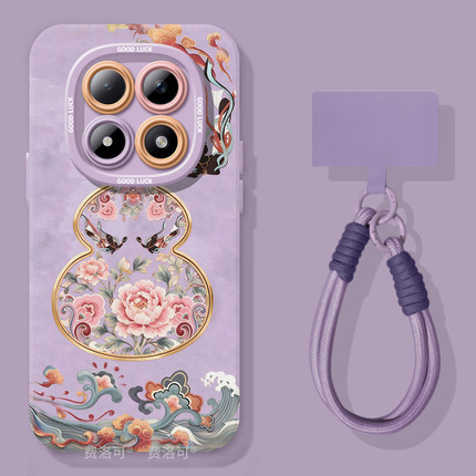 敦煌葫芦适用红米turbo4pro手机壳note13新款note15pro男款12防摔turbo3软10硅胶8的7redminote9小米高颜值套