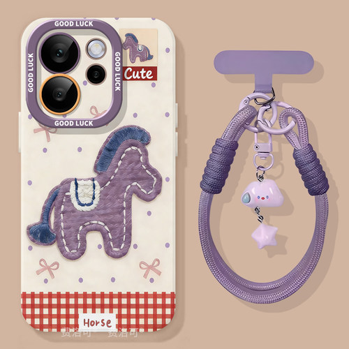 刺绣小狗适用oppoReno15手机壳reno14pro新款13趣味reno12马年11保护7se新年rone9外壳oppo套8软0PP010