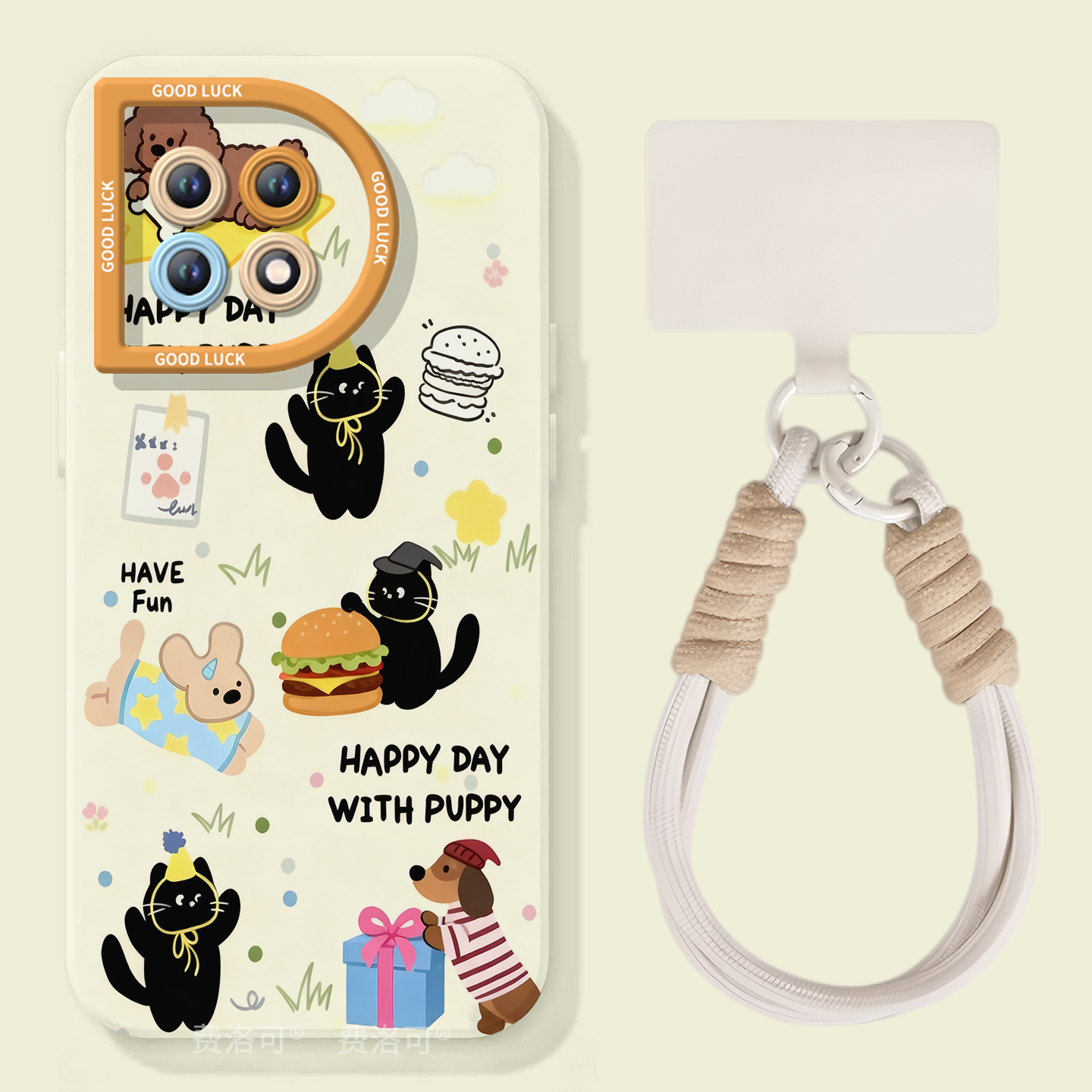 涂鸦小狗适用一加ACE3手机壳ace5pro竞速版的套新款1加ace2硅胶por保护1+ace3v全包oneplus外壳ace镜头2v