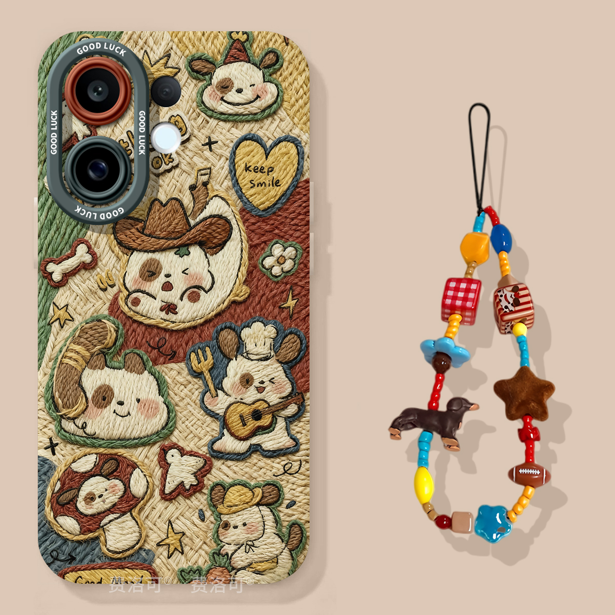 卡通厨师小狗适用vivos30手机壳s20pro新款s18绝美s19硅胶s17超火vivo镜头s16e女vivi高端s15por高级感s12