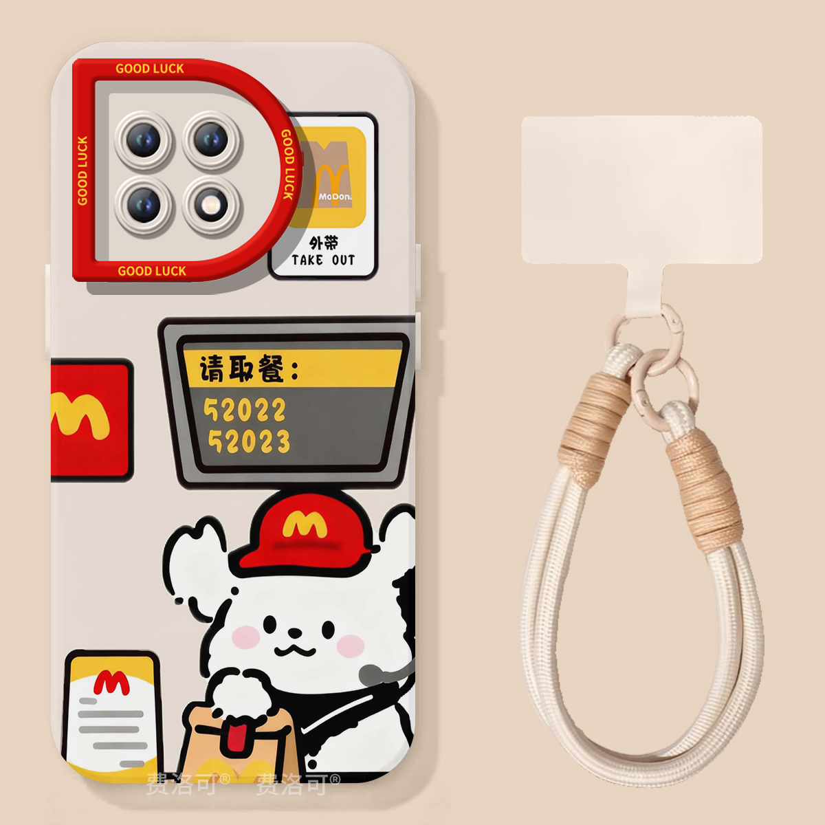 卡通小白小黑适用一加ACE3手机壳ace5pro竞速版专用新款1加ace2硅胶por外壳1+ace3v全包oneplus液态ace镜头2v